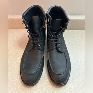 Men’s Gordon Rush Black Leather Boots in Size 9